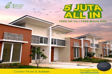 Rumah Diap Huni Parung Panjang 5 Menit stasiun KRL 